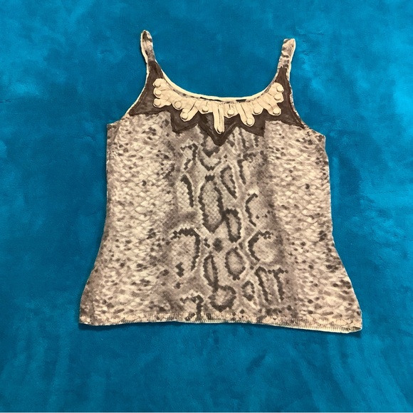 L.A.M.B. vintage sweater cashmere crop camisole Gwen Stefani - Picture 6 of 12